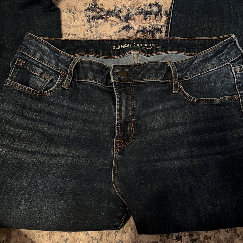 Old Navy Rockstar Skinny Jeans 14 short